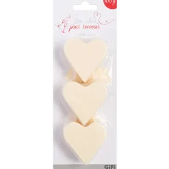 Sale Gifi Confettis coeur ivoire en papier