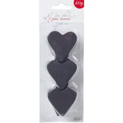 Clearance Gifi Confettis coeur noir en papier