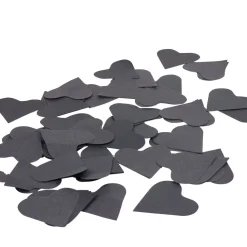 Clearance Gifi Confettis coeur noir en papier