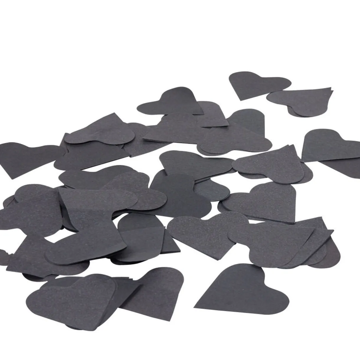 Clearance Gifi Confettis coeur noir en papier
