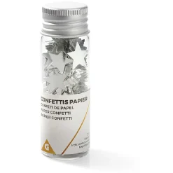 Best Gifi Confettis forme Étoile Argentée x 160