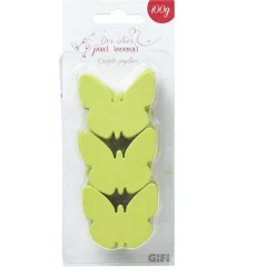 Best Gifi Confettis papillon vert anis en papier