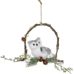 Gifi Couronne de Noël animaux à suspendre Ø17 cm^ Loisirs Créatifs Et Emballage Cadeau