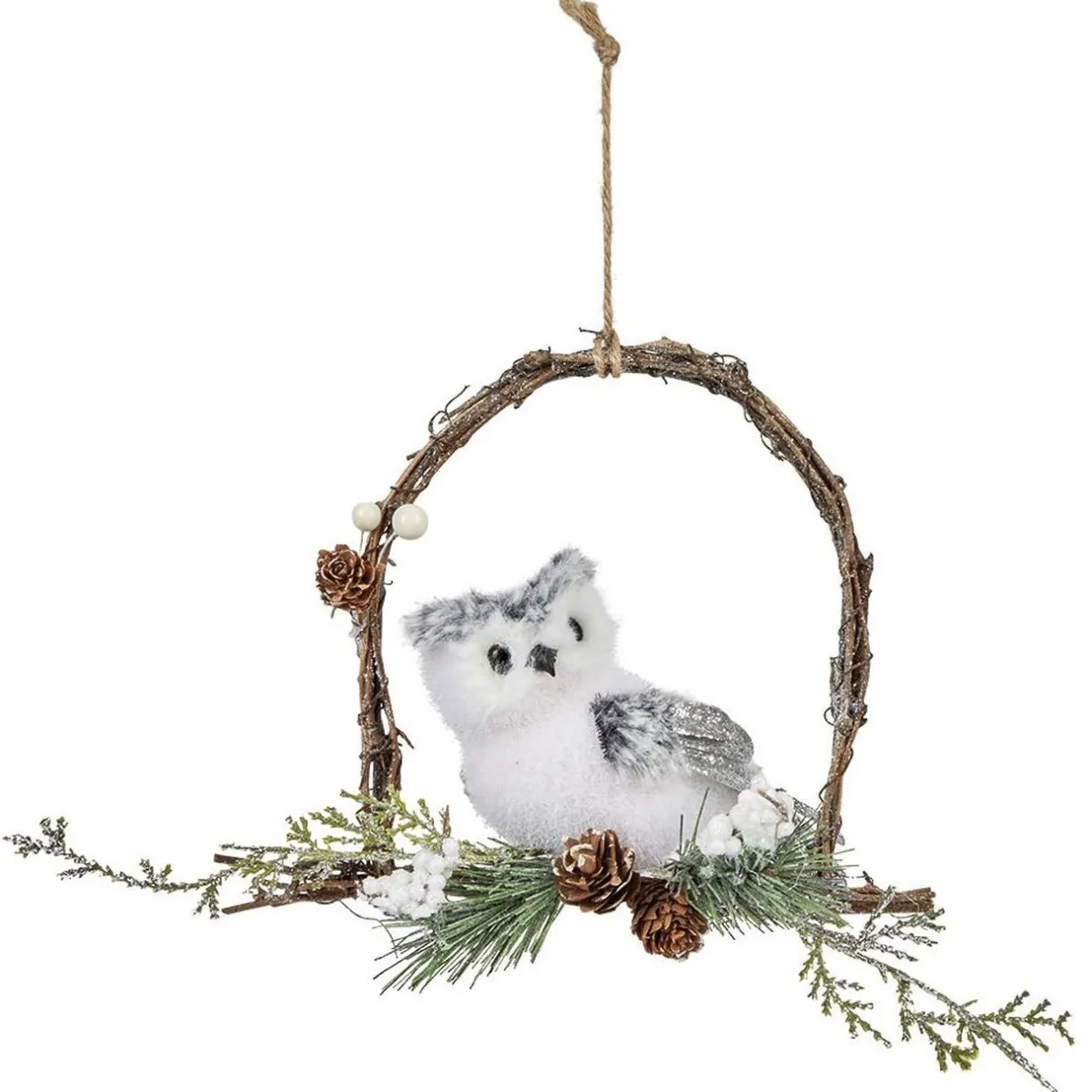 Gifi Couronne de Noël animaux à suspendre Ø17 cm^ Loisirs Créatifs Et Emballage Cadeau