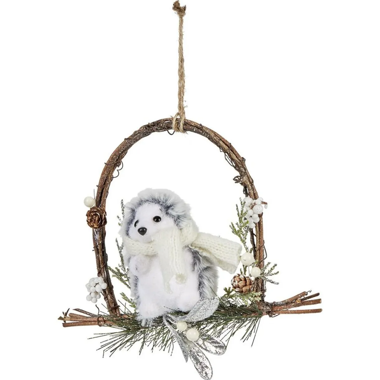 Gifi Couronne de Noël animaux à suspendre Ø17 cm^ Loisirs Créatifs Et Emballage Cadeau