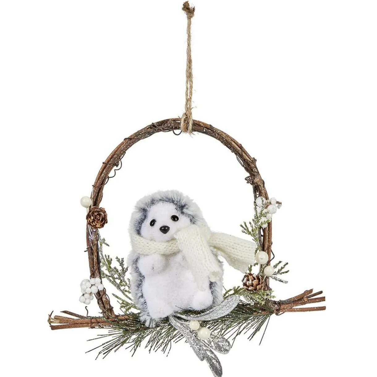 Gifi Couronne de Noël animaux à suspendre Ø17 cm^ Loisirs Créatifs Et Emballage Cadeau