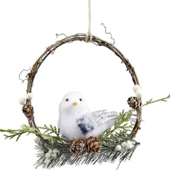 Gifi Couronne de Noël animaux à suspendre Ø17cm^ Loisirs Créatifs Et Emballage Cadeau