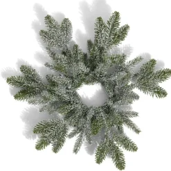 Gifi Couronne de Noël enneigée forme flocon de neige Ø40cm^ Loisirs Créatifs Et Emballage Cadeau
