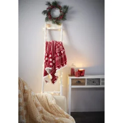 Gifi Couronne de Noël rouge et verte à suspendre^ Loisirs Créatifs Et Emballage Cadeau