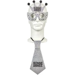 Best Gifi Cravate et lunette Bonne Année