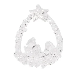 Gifi Crèche à suspendre en verre H7,5cm - 6 modèles^ Décoration Intérieure De Noël