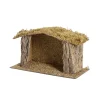 Gifi Crèche de Noël en bois et mousse 37x18xH22cm^ Décoration Intérieure De Noël