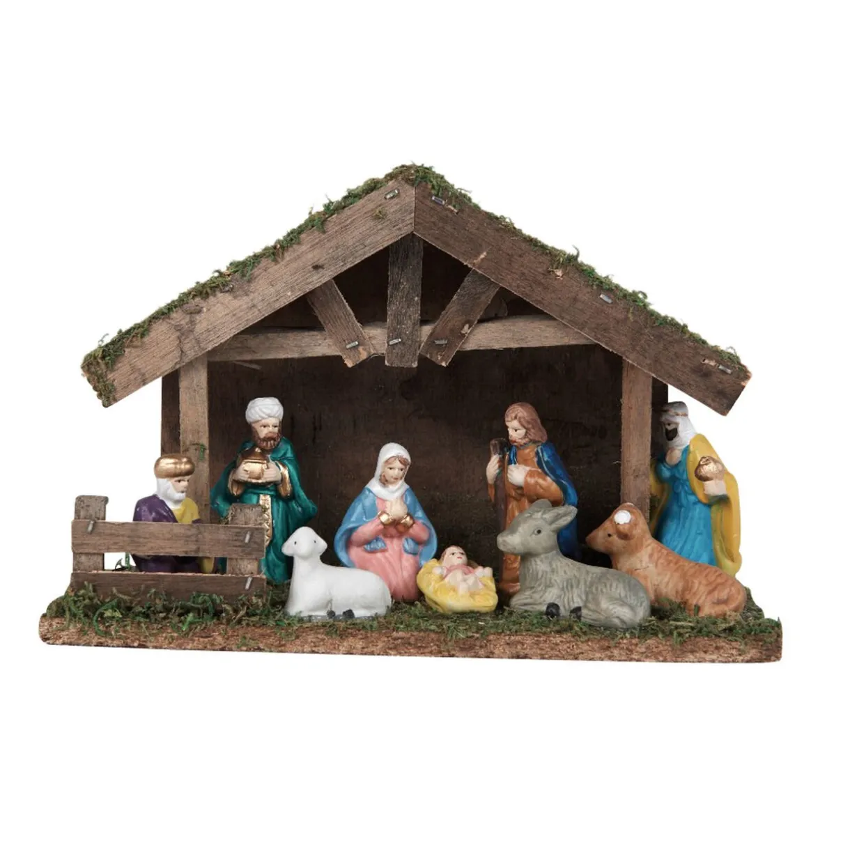 Gifi Crèche de Noël et ses 6 santons^ Décoration Intérieure De Noël
