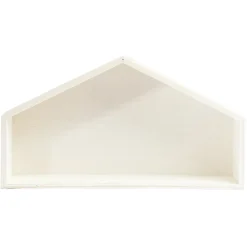 Gifi Crèche de Noël vide en bois L30 X l7 x H16 cm^ Décoration Intérieure De Noël