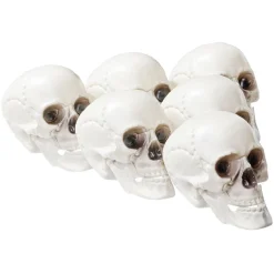 Discount Gifi Crâne déco Halloween blanc x6