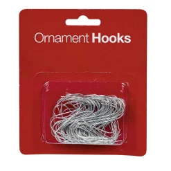 Gifi Crochet métallique argenté x100^ Décoration Sapin