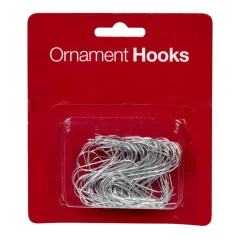 Gifi Crochet métallique argenté x100^ Décoration Sapin