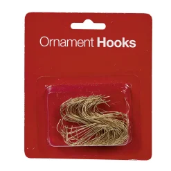 Gifi Crochet métallique doré x100^ Décoration Sapin