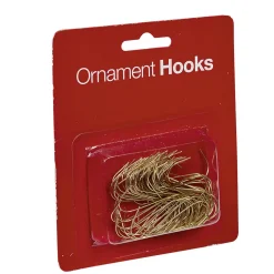 Gifi Crochet métallique doré x100^ Décoration Sapin