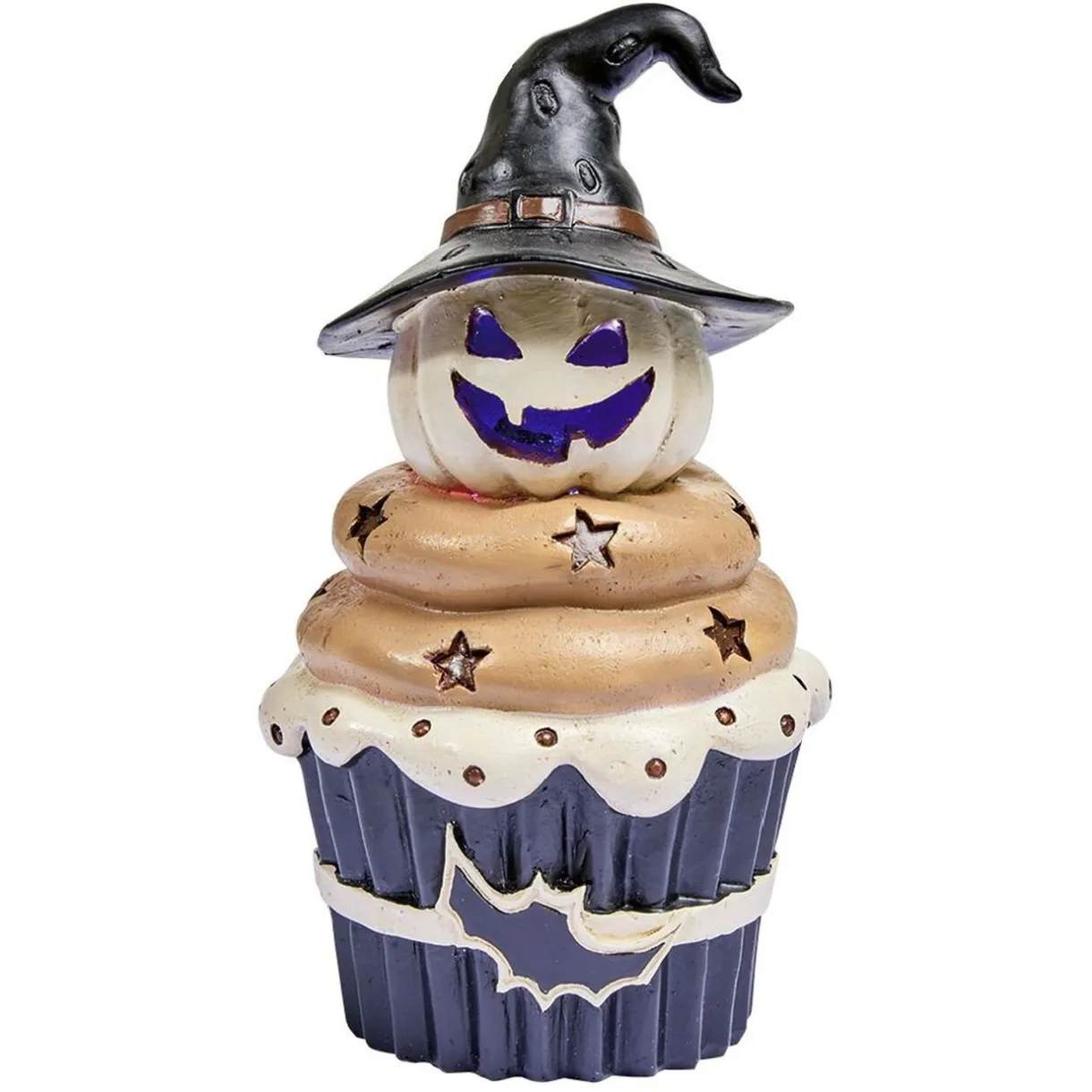 Clearance Gifi Cupcake lumineux déco Halloween glace en polyrésine