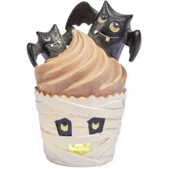 Clearance Gifi Cupcake lumineux déco Halloween glace en polyrésine