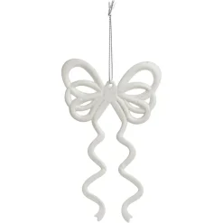 Discount Gifi Déco à suspendre pailletée blanche ou rouge - 10 modèles