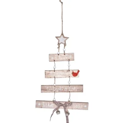 Gifi Déco de sapin à suspendre en bois^ Décoration Sapin