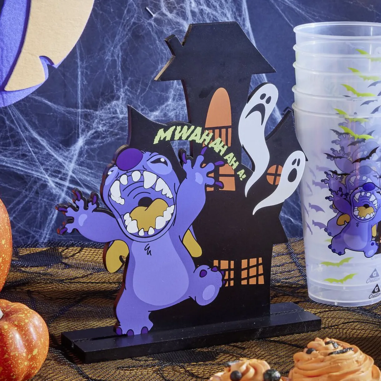 Best Gifi Décoration à poser Halloween Disney Stitch 19,5x4xH23cm