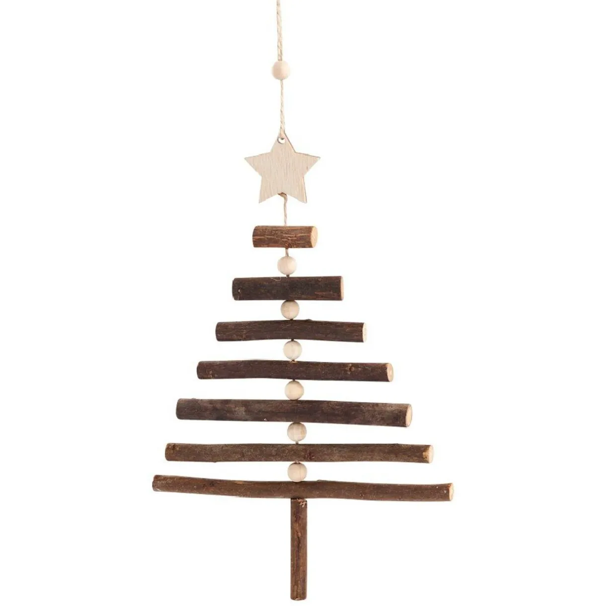 Gifi Décoration à suspendre de Noël sapin naturelle^ Décoration Sapin