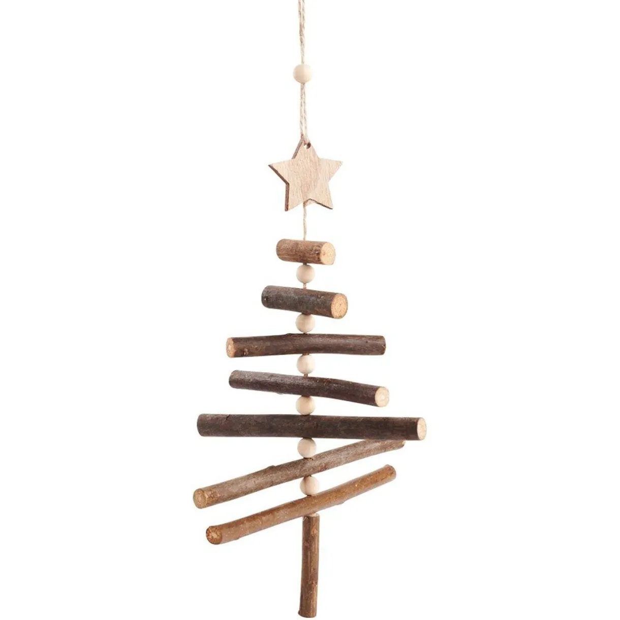 Gifi Décoration à suspendre de Noël sapin naturelle^ Décoration Sapin