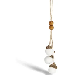 Gifi Décoration à suspendre gland marron x3^ Décoration Sapin