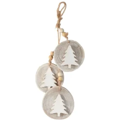 Gifi Décoration boule de Noël motif sapin^ Décoration Sapin