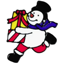 Gifi Décoration de fenêtre paillettée Noël^ Décoration De Fenêtre