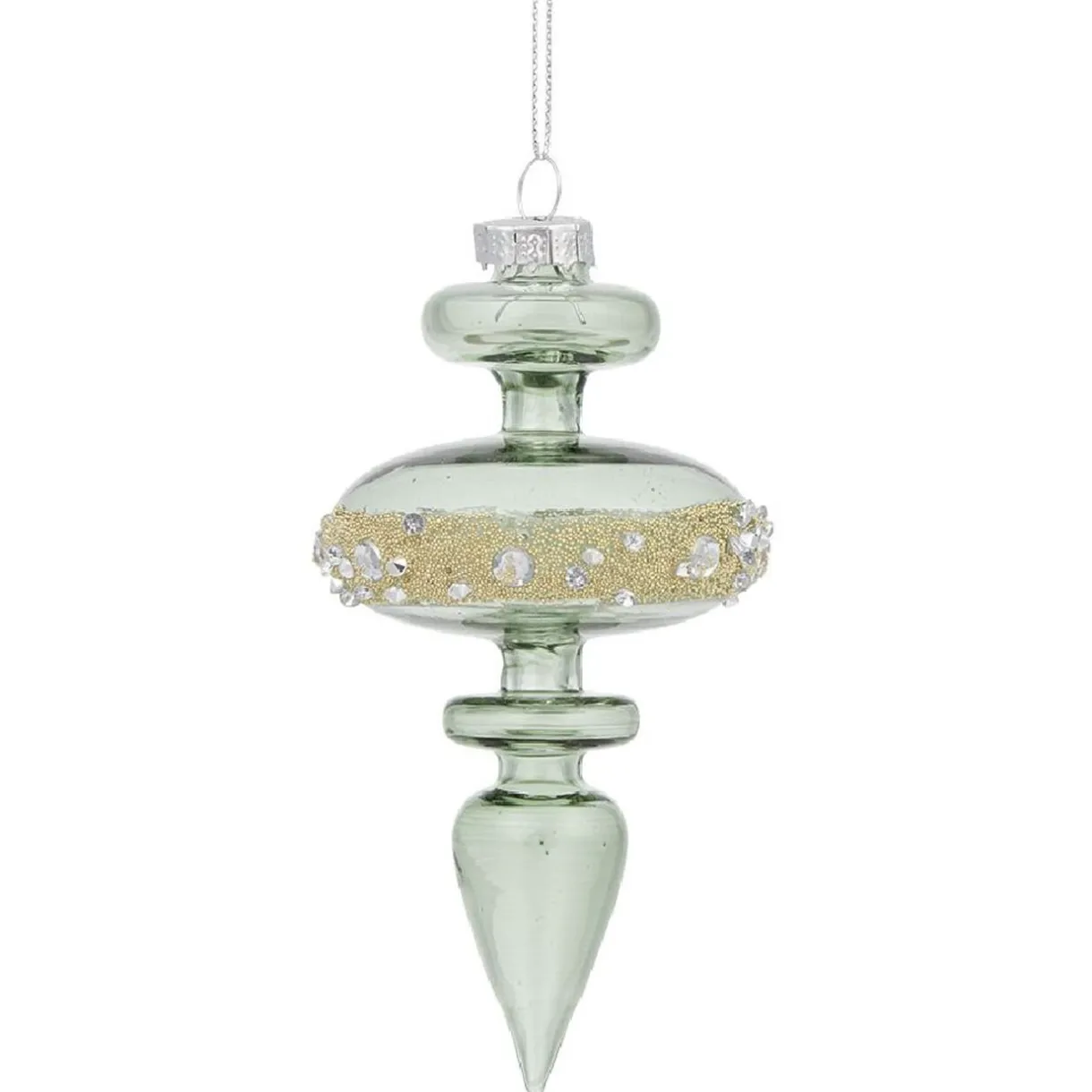 Gifi Décoration de Noël à paillettes en verre^ Décoration Sapin