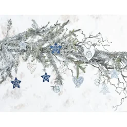 Gifi Décoration de Noël à suspendre givré x 36^ Décoration Sapin