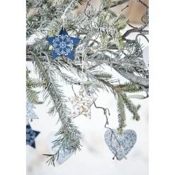 Gifi Décoration de Noël à suspendre givré x 36^ Décoration Sapin