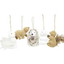 Gifi Décoration de Noël à suspendre animaux x5^ Décoration Sapin