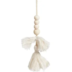 Gifi Décoration de Noël à suspendre avec pompons H15cm x5^ Décoration Sapin
