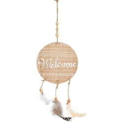 Gifi Décoration de Noël attrape rêves à suspendre naturelle^ Décoration Sapin