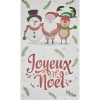Gifi Décoration de Noël autocollant personnage chantant 57x33cm^ Décoration De Fenêtre