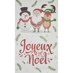 Gifi Décoration de Noël autocollant personnage chantant 57x33cm^ Décoration De Fenêtre