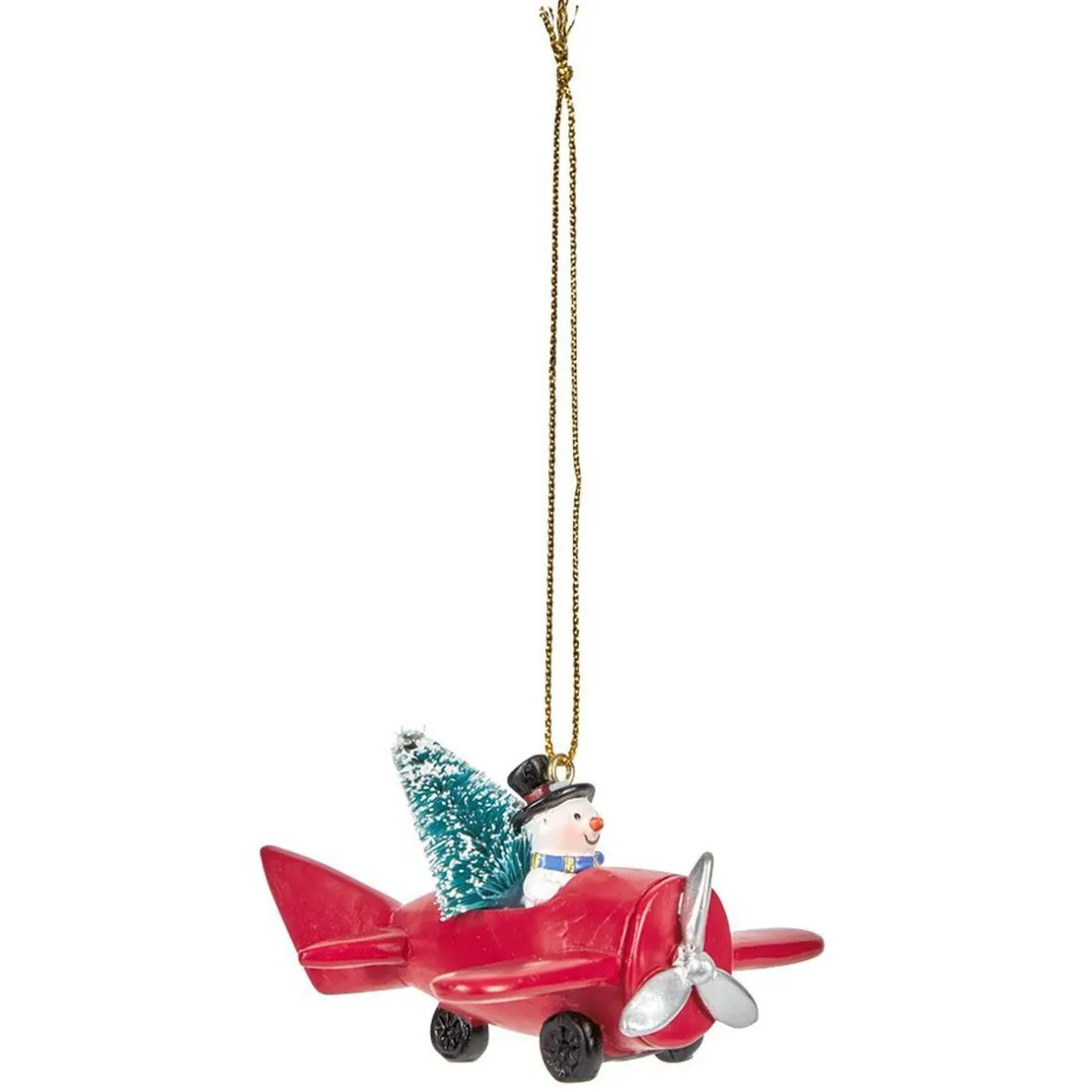 Gifi Décoration de Noël avion à suspendre^ Décoration Sapin