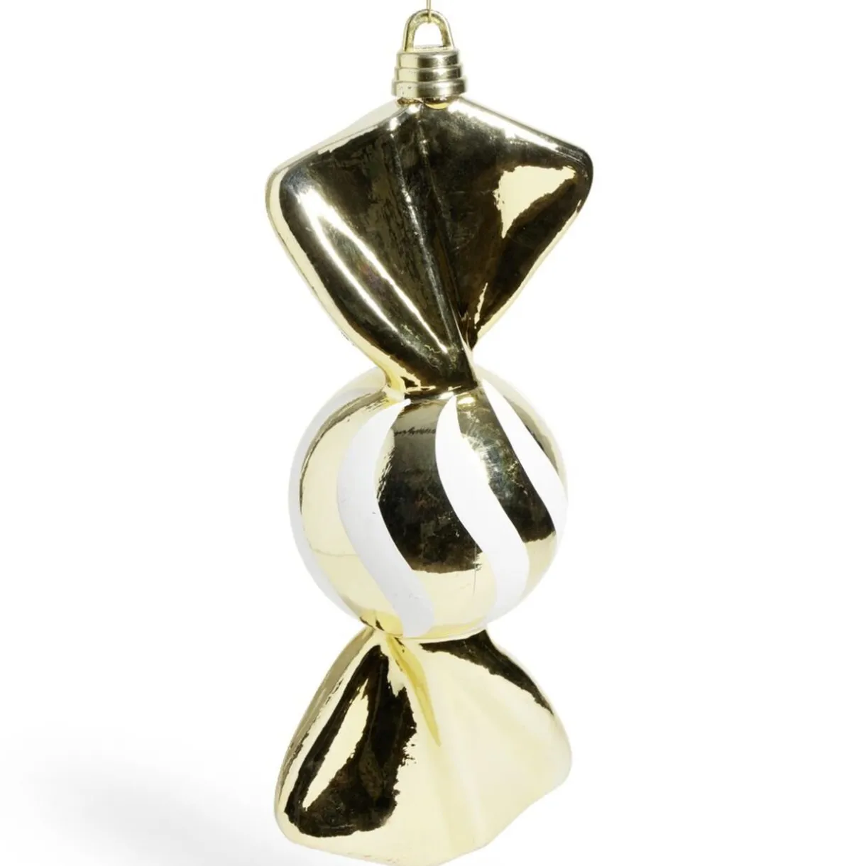 New Gifi Décoration de Noël bonbon forme XL à suspendre H60cm - 2 coloris