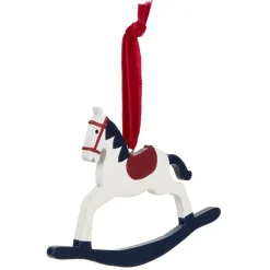 Gifi Décoration de Noël cheval à bascule^ Décoration Sapin