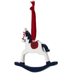 Gifi Décoration de Noël cheval à bascule^ Décoration Sapin