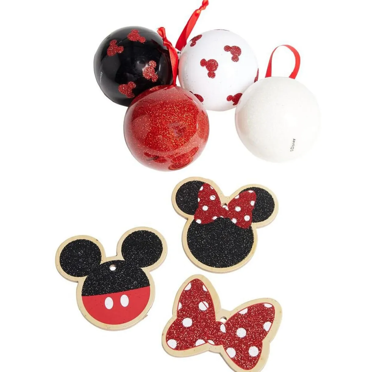 Sale Gifi Décoration de Noël Disney Mickey Minnie blanc noir rouge x16
