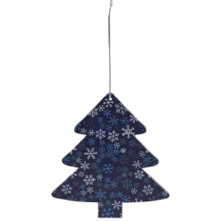 Best Gifi Décoration de Noël en bois à suspendre L10x10 cm