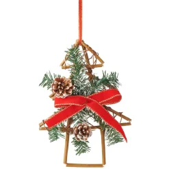 Gifi Décoration de Noël en rotin à suspendre^ Décoration Intérieure De Noël