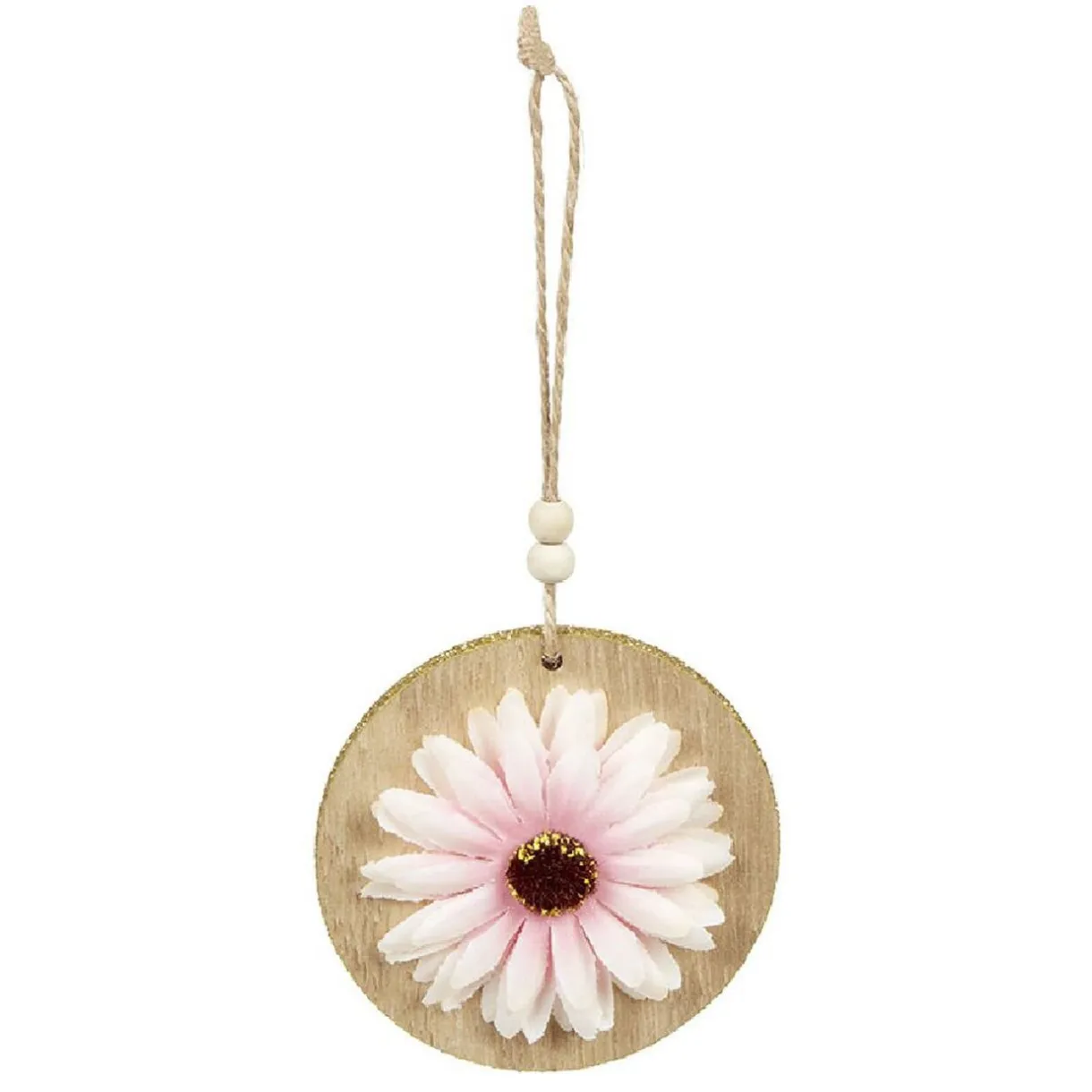 Gifi Décoration de Noël fleur ronde à suspendre Ø8 cm^ Décoration Sapin