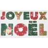 Gifi Décoration de Noël électrostatique Joyeux Noël^ Décoration De Fenêtre